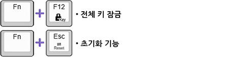 앱코(ABKO) HACKER K8700 : 단축키