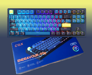 COX 엔데버 네이비 에디션 RGB TKL 무접점