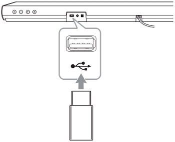 LG전자 사운드바 SJ2 : USB 저장 장치 연결하기