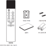 LG 시스템 에어컨 리모컨 - 구성품