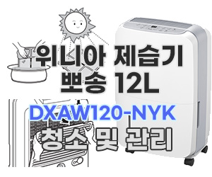 위닉스 제습기 뽀송 12L DXAW120-NYK : 청소 및 관리