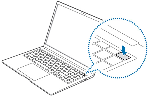 삼성 갤럭시 북 5 프로 (Galaxy Book 5 Pro) 노트북 : 전원 버튼
