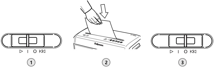 문서 세단기 파쇄기 분쇄기 P-30C / FS-1 : 사용 방법