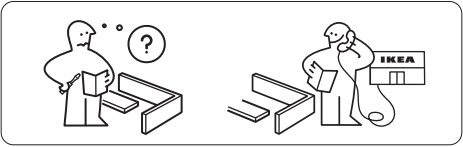이케아(IKEA) MARKUS 마르쿠스 사무용 의자 22121 : 안전 주의사항