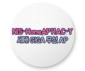 세대 GIGA 무선 AP : NIS-HomeAP11AC-Y