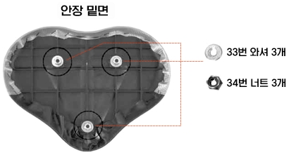 숀리 엑스 바이크 (Sean Lee X Bike) XP-652-G1 : 안장 조립