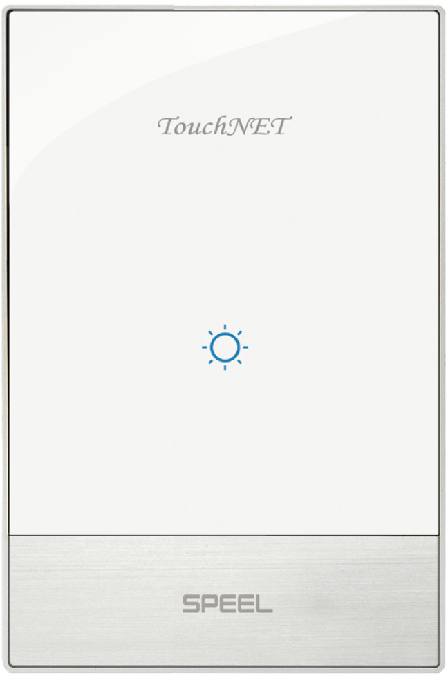 터치넷(TouchNET) 일괄소등스위치 : 모델명 STS-101S-T2RI (출처: 스필 홈페이지)