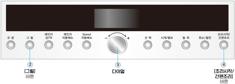 LG DIOS 광파오븐 MZ941CB : 그릴 기능 사용 방법