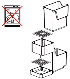 CREMESSO Compact Automatic 캡슐 커피머신 (DC-262) : 캡슐 용기 세척