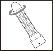 PHILIPS Hair Styler HP8651/HP8650 : 출입형 롤 브러시 사용 방법