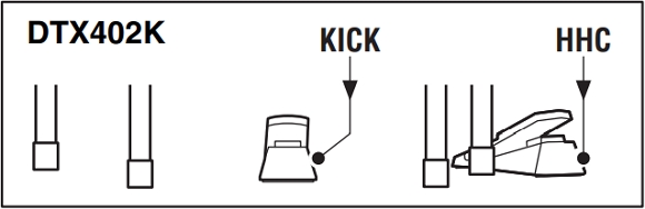 YAMAHA 전자 드럼 설치 : 14단계 - 드럼 모듈에 패드 연결