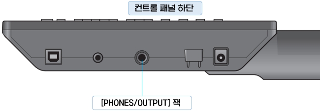 YAMAHA 전자 드럼 DTX452K / DTX432K / DTX402K - [PHONES/OUTPUT] 잭