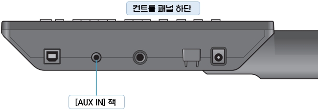 YAMAHA 전자 드럼 DTX452K / DTX432K / DTX402K - [AUX IN] 잭