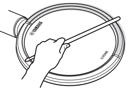 YAMAHA 전자 드럼 기본 연주 기법 : 스네어 패드 클로즈드 림 샷(크로스 스티킹)