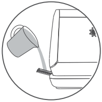 미닉스 미니 식기세척기 급수탱크 사용 방법과 급수부 커버 위치 안내