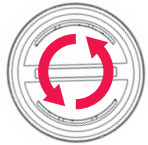 싱크리더 SI-818 사용 완료 후 투입구 뚜껑 분리 방법 이미지