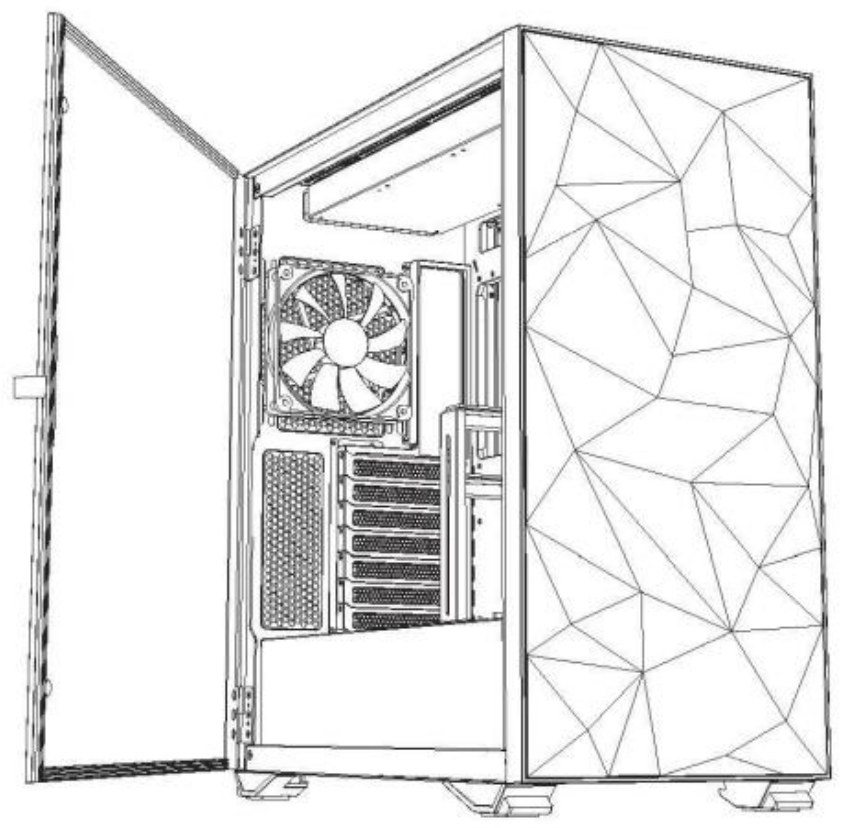 다크플래쉬 DLX21 MESH 케이스 제품 사진