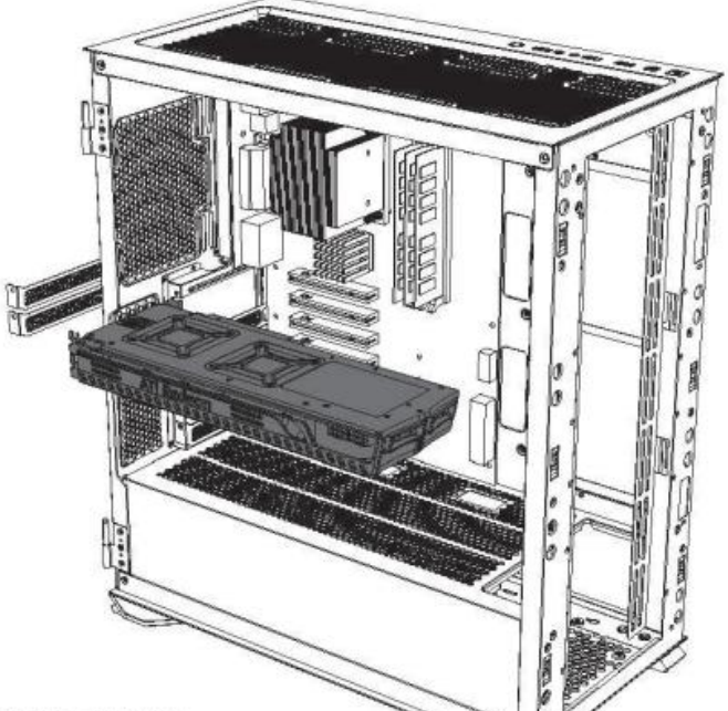 H.그래픽카드 조립 방법 참고 그림