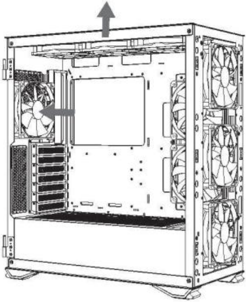 I.냉각 팬 조립 방법 - 두번째 그림