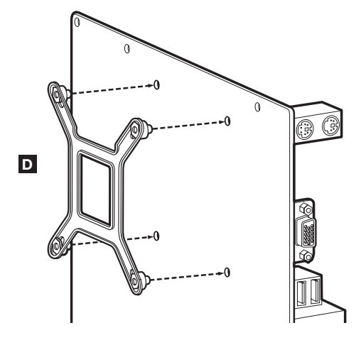 Intel 백플레이트 설치 이미지