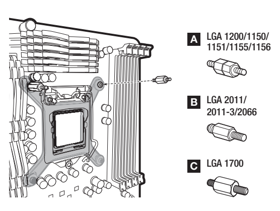 Intel 스탠드오프 설치 이미지
