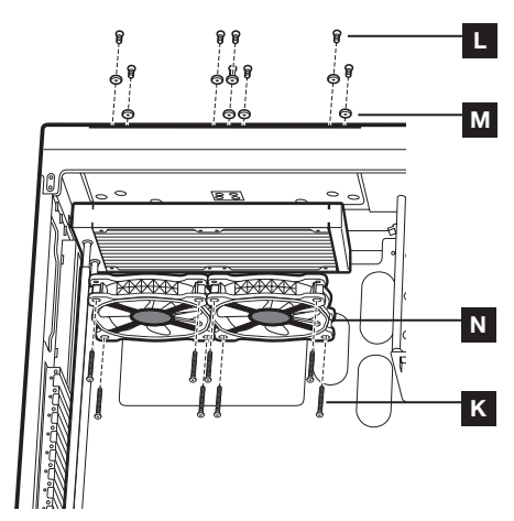 AMD sTRX4 라디에이터와 팬 설치 이미지