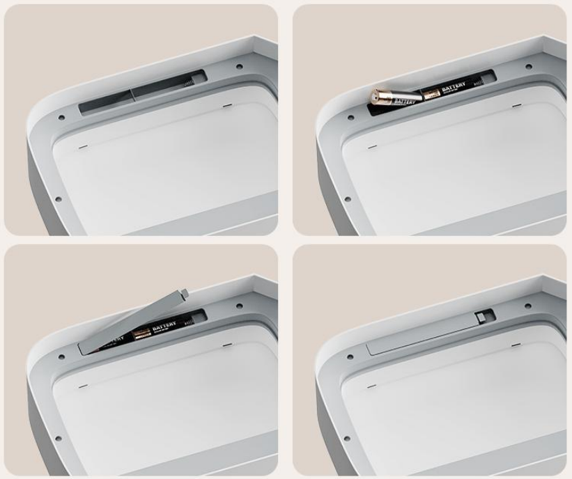 건전지 교체 방법 사진