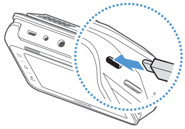 아이나비 QXD1 Plus USB-C 케이블 영상 확인 참고 사진