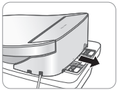 설치방법5 - 본체 뒷면을 밀어 넣는 모습의 사진