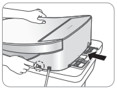 코웨이 비데 BA20-C 제품을 분리하는 모습