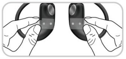 브리츠 BZ-D100X 충전 전 보호 커버 제거와 배터리 LED 색상 상태 안내 이미지