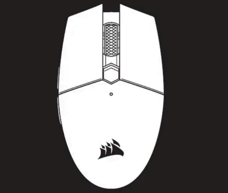 CORSAIR KATAR PRO WIRELESS 무선 게이밍 마우스 본체 이미지