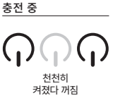 샤크 에보파워 핸디청소기 WV270KR 충전 중 LED 표시 이미지