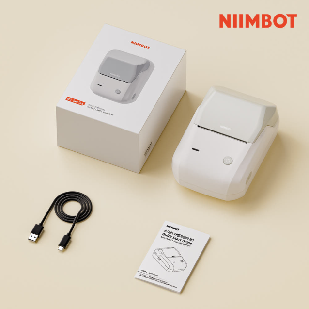 NIIMBOT B1 프린터 사용 가이드: 앱 설치부터 블루투스 연결, 라벨 편집, PC 출력, 문제 해결까지