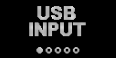 GameHub OLED 화면에서 USB 1, USB 2, USB 3 입력 연결 상태를 표시한 화면