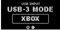 GameHub OLED 메뉴에서 USB 3 포트를 Xbox 모드로 설정한 화면