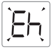 이상점검 기능 중 표시창의 'Eh' 경고 코드